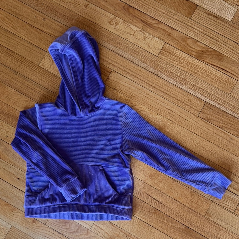 Purple Hooded Sweatshirt